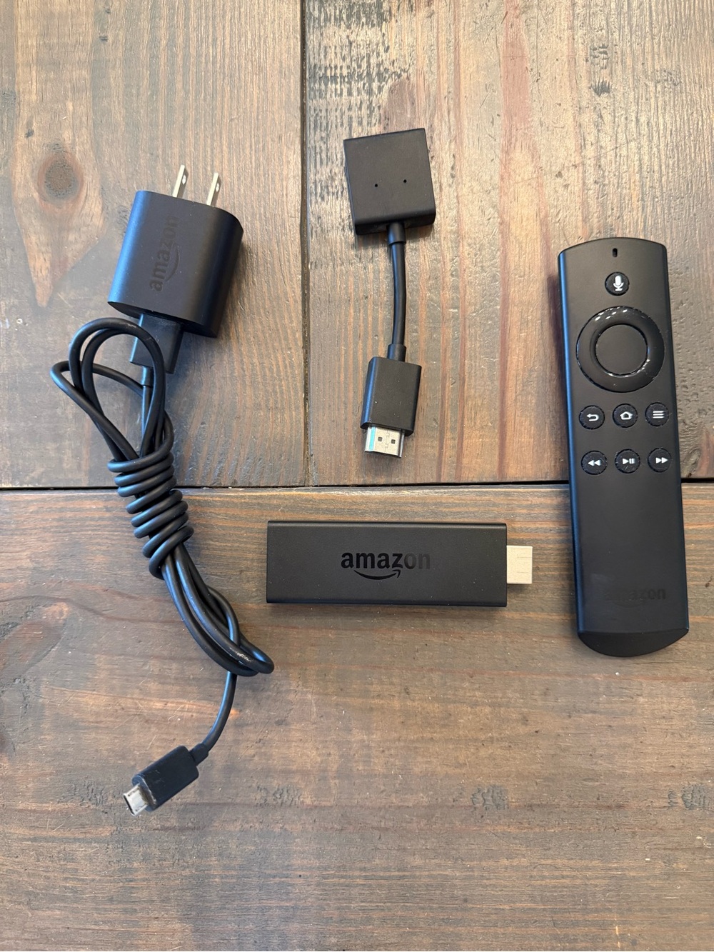 Amazon LY73PR Fire TV Stick 2nd Gen with Remote, USB Cable, Power Adapter Tested